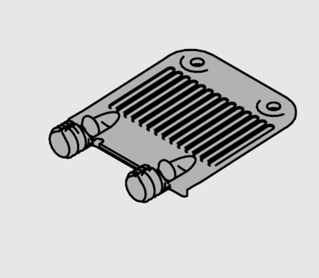 TANDEMBOX ANTARO Tartozék: Előlap stabilizálő fenékre (Z96.10E1)