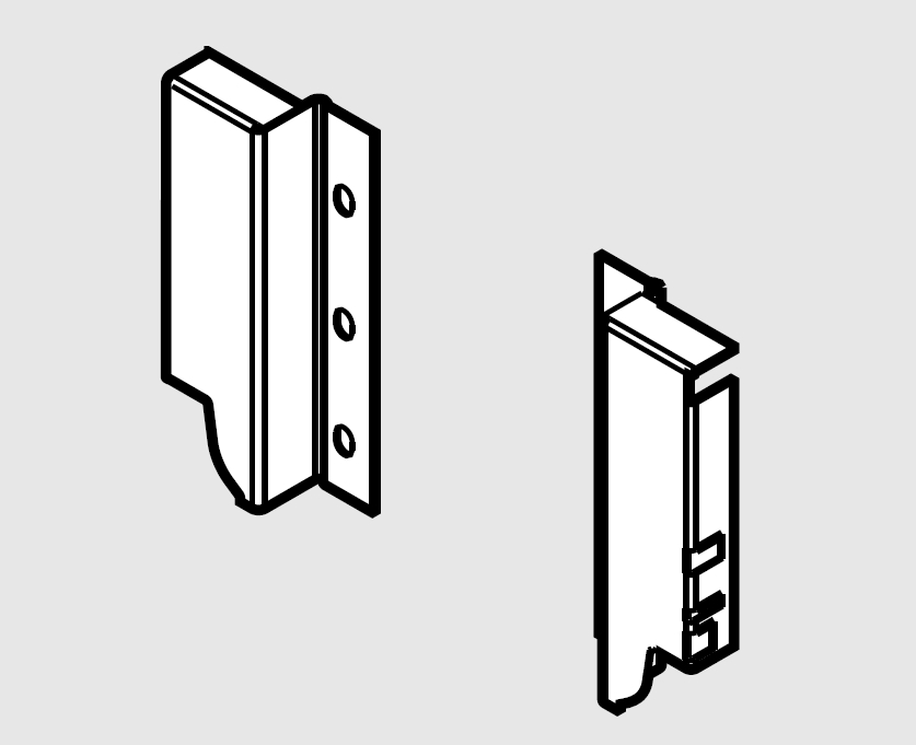 TANDEMBOX ANTARO Elem: Hátfalrögzítő fa hátfalhoz