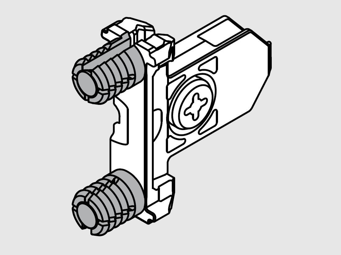 TANDEMBOX ANTARO Elem: Előlap rögzítő