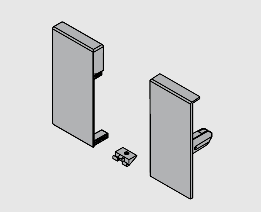 TANDEMBOX ANTARO Elem: Belső előlap rögzítő