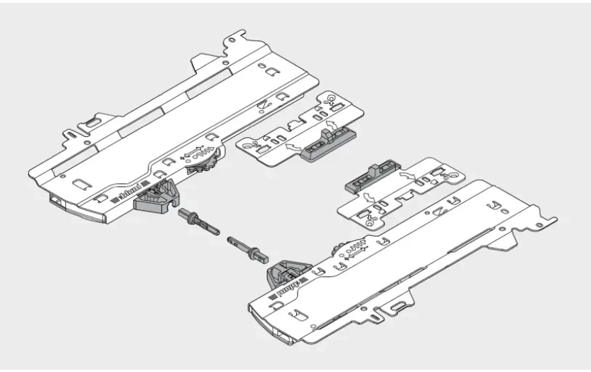 MERIVOBOX Tartozék: TIP-ON BLUMOTION készlet